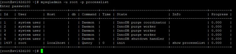 15 câu lệnh MySQL (mysqladmin) cho quản trị Database trên Linux - Hiệp ...